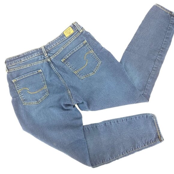 Levi's Women's 14M Mid Rise Skinny Blue Flexible Comfortable Denim Jeans - Picture 9 of 15